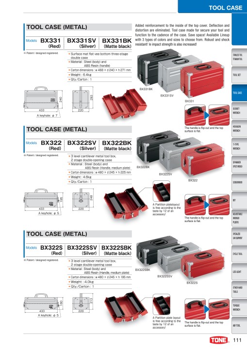 toneページ。 TONE CATALOG No.1808