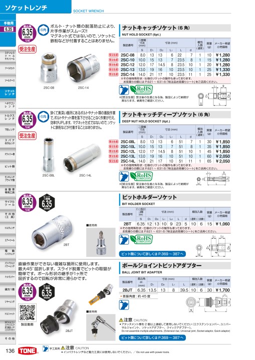 TOOL CATALOG No2108 TOOL CATALOG No2108