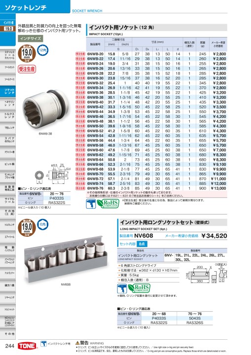 TOOL CATALOG No2108