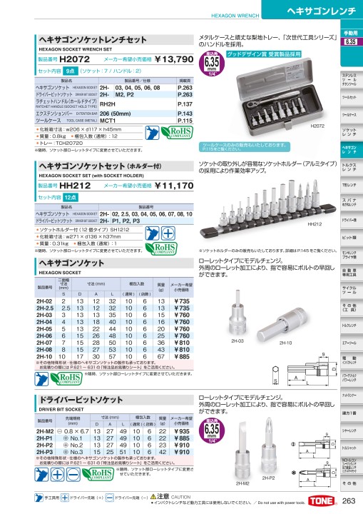 TOOL CATALOG No2108