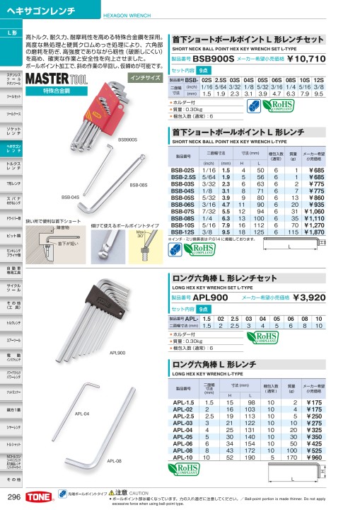 TOOL CATALOG No2108 TOOL CATALOG No2108