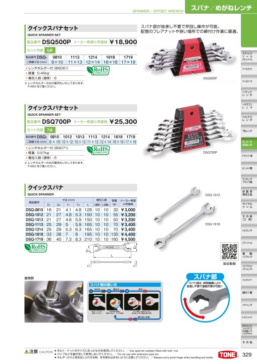 TOOL CATALOG No2108