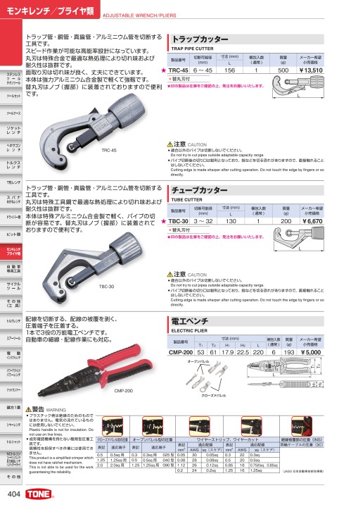 TOOL CATALOG No2108