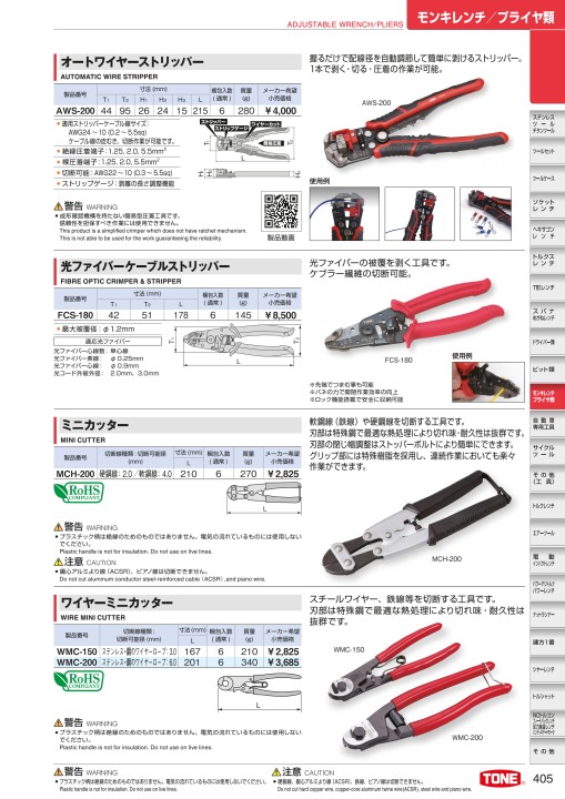 TOOL CATALOG No2108