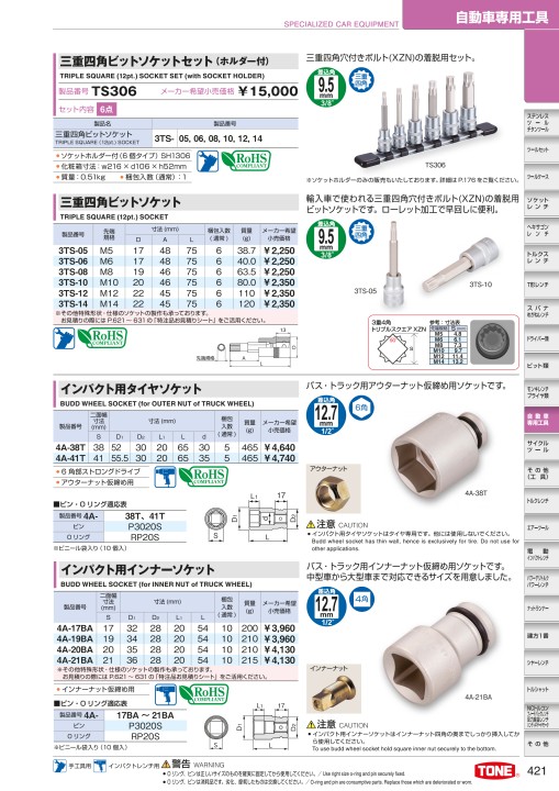 TOOL CATALOG No2108 TOOL CATALOG No2108