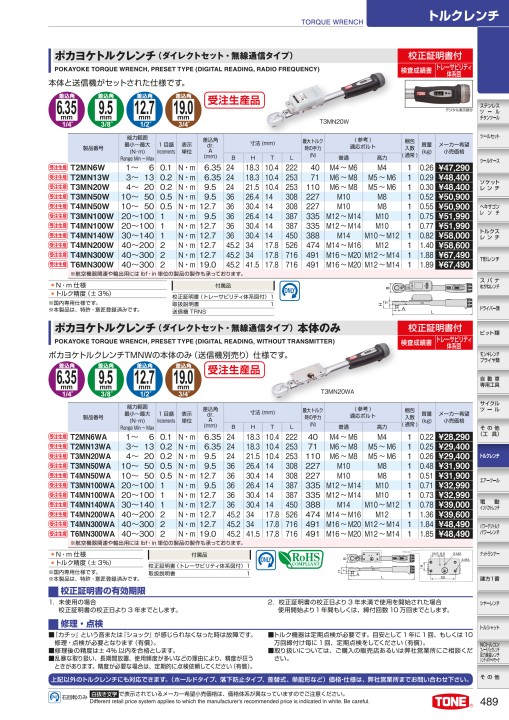 TOOL CATALOG No2108 TOOL CATALOG No2108