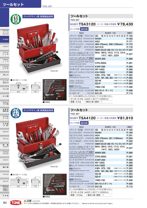 TOOL CATALOG No2108